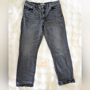 Madewell Cali Demi Boot Cut Jean // Gray Wash
